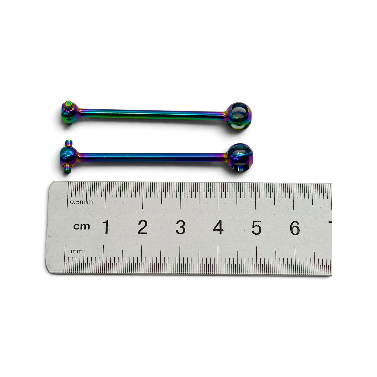 Cardans SR titane CVD pour 42, 44, 46 mm, fabriqué par RhinoRacing, montrant la finition en titane et la conception robuste.