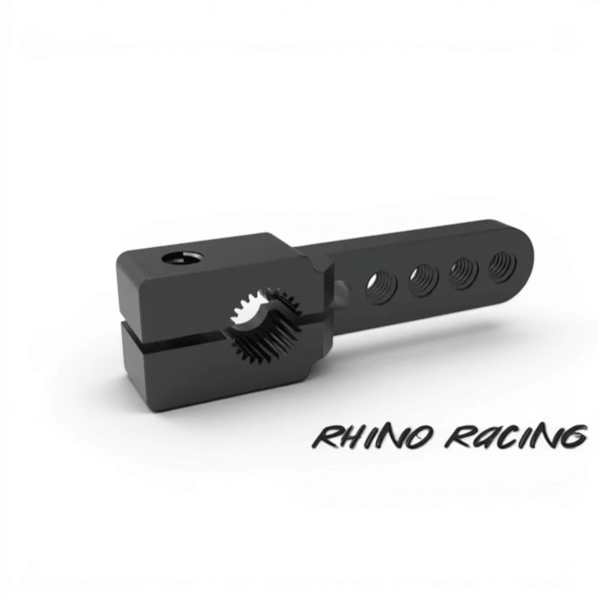 Pignon de 23 dents RhinoRacing 23T pour vélo, en métal robuste, avec finition noire brillante, adapté aux transmissions de vélo.