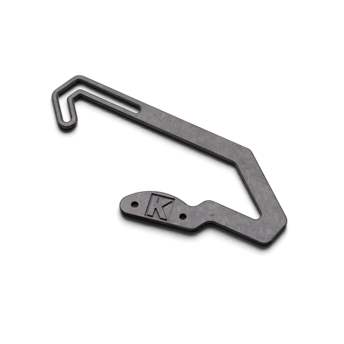 Poignée supérieure en carbone forgé pour Futaba 10PX, accessoire de radiocommande KaizenRC, visible en image.