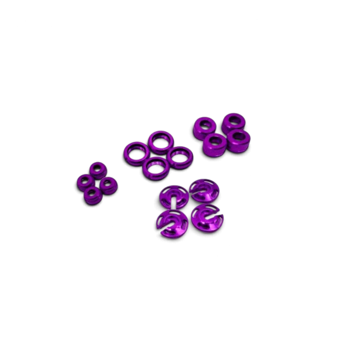 Kit de personnalisation pour amortisseurs TRF de RhinoRacing, pièces détachées pour ajuster et améliorer la performance des amortisseurs.