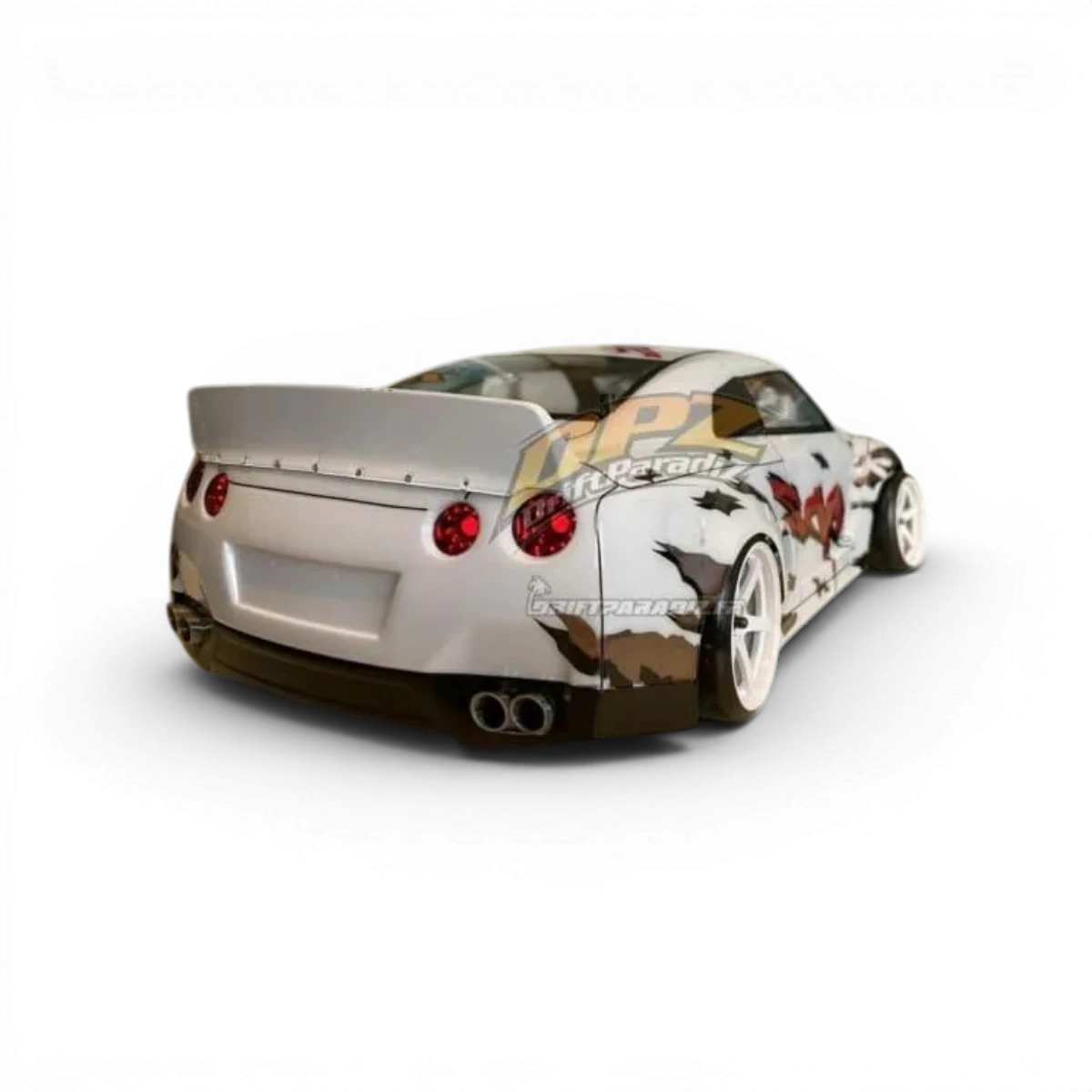 Aileron Rocket Bunny pour 180SX ou autre voiture, customization de marque Addiction RC Design, en finition détaillée.