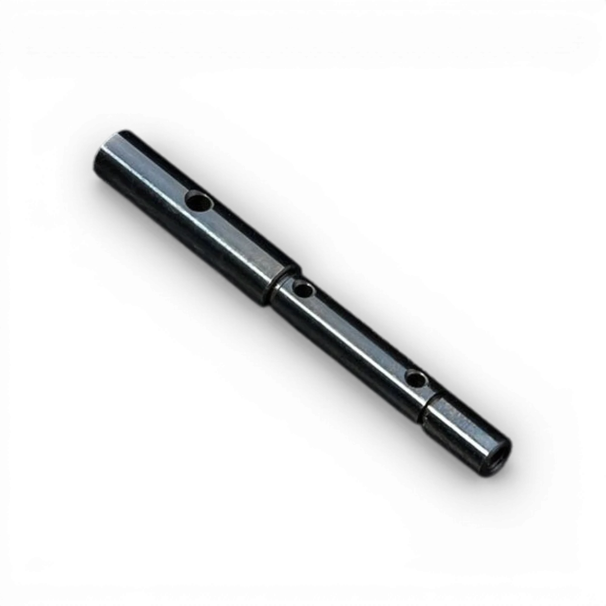 Arbre principal RMX de Max Speed Technology, pièce détachée pour véhicules, montrant la pièce métallique avec composants intégrés.