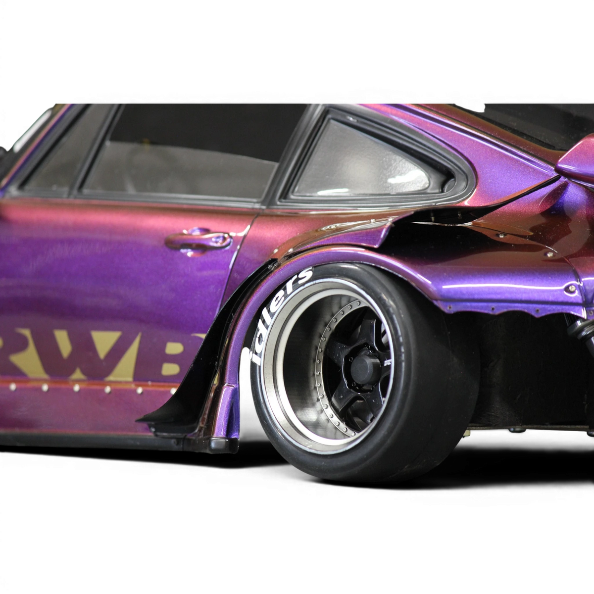 Autocollants pour pneus Idlers Pandora RC, personnalisation de voiture RC avec design coloré et détails précis.
