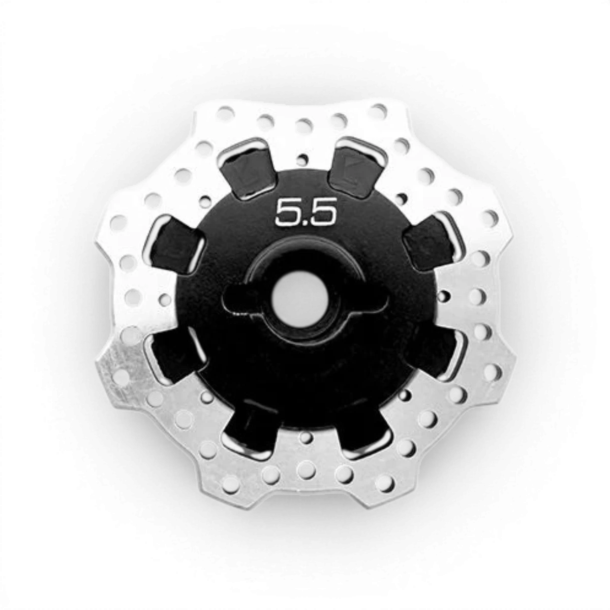 Hache et disques arrière en aluminium RDX Type R pour voiture RC Drift, fabriqués par Team Reve D, visibles sur l'image.