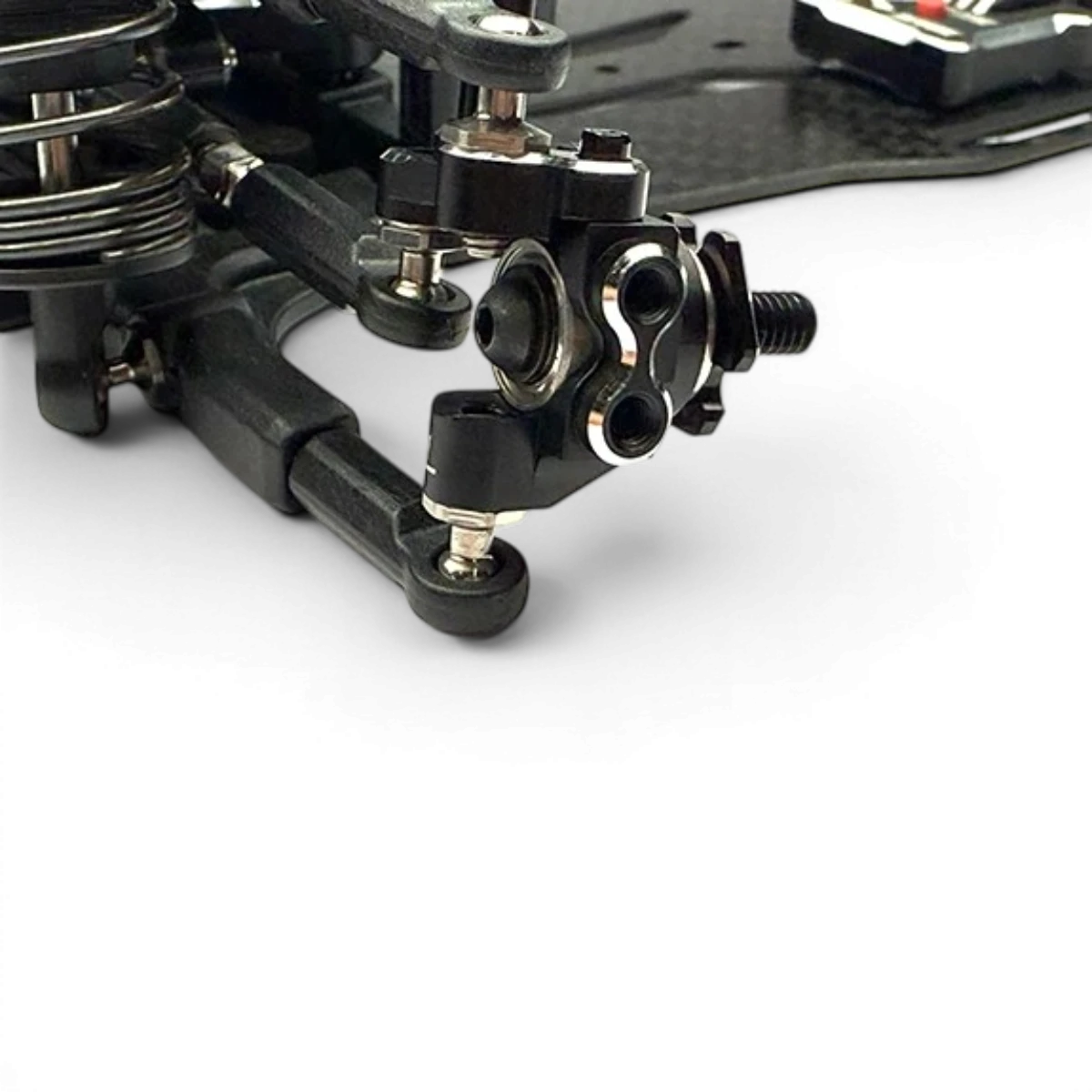 Axes d'essieu avant en aluminium 2,0 mm pour RDX, pièce détachée de la marque Team Reve D, image de deux axes.