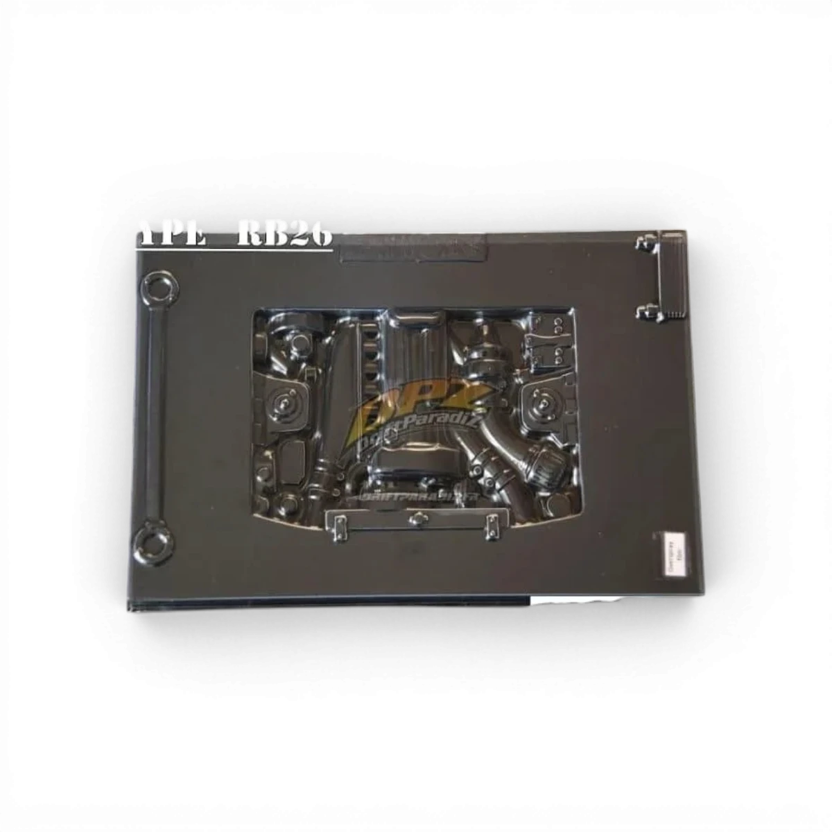 Baie moteur B26 rotary Demi Works, pièce de customisation pour moteur électrique, en métal avec composants visibles.