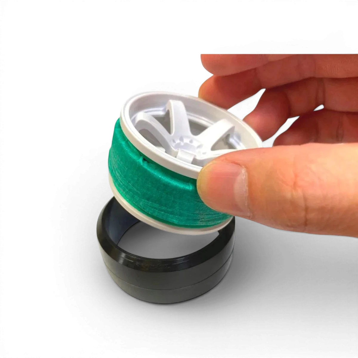 Bande de soutien Topline pour fixation de pneus, standard 21mm, utilisée pour les roues, en caoutchouc noir robuste.