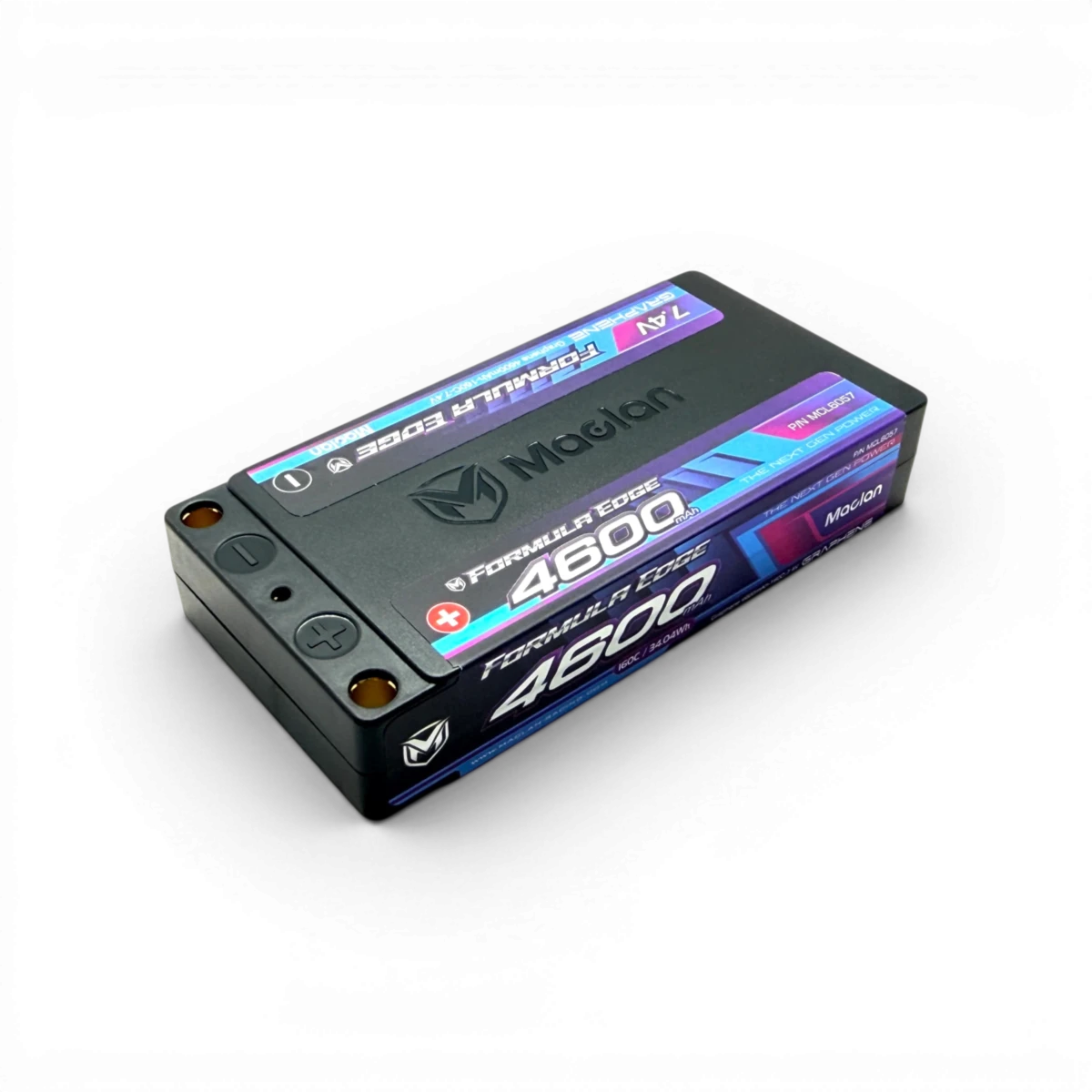 Batterie Lipo Formula Edge 160C 7.4V ULCG Shorty 4600mAh de la marque Maclan, pour électronique de haute performance.