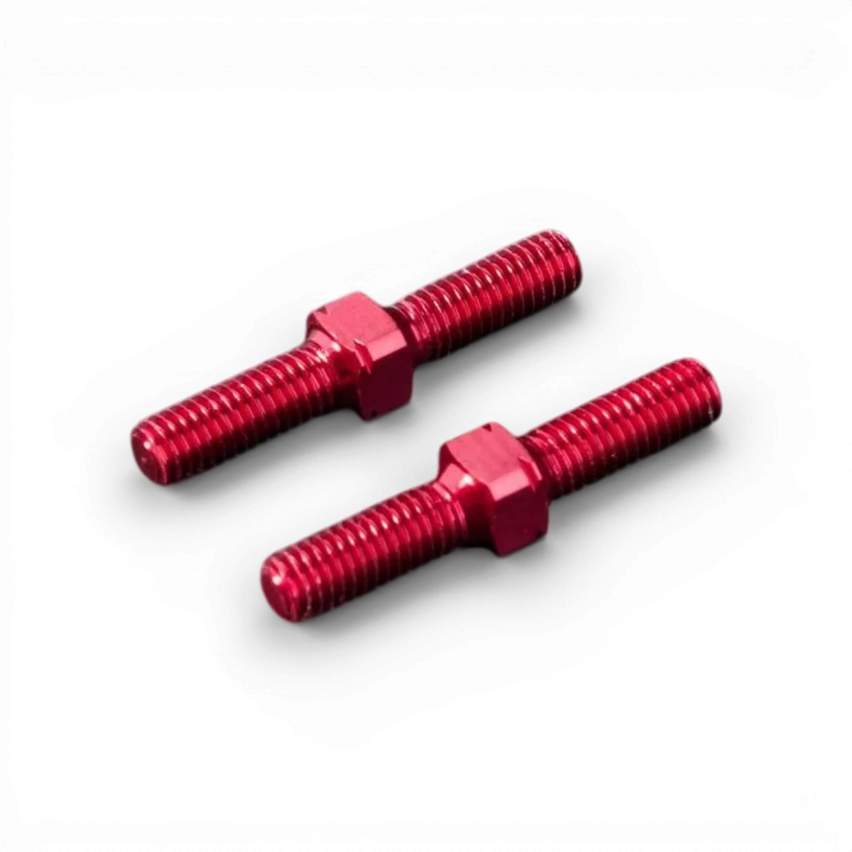 Biellettes en aluminium renforcées rouges de 3x20 pour pièces détachées, par Max Speed Technology.