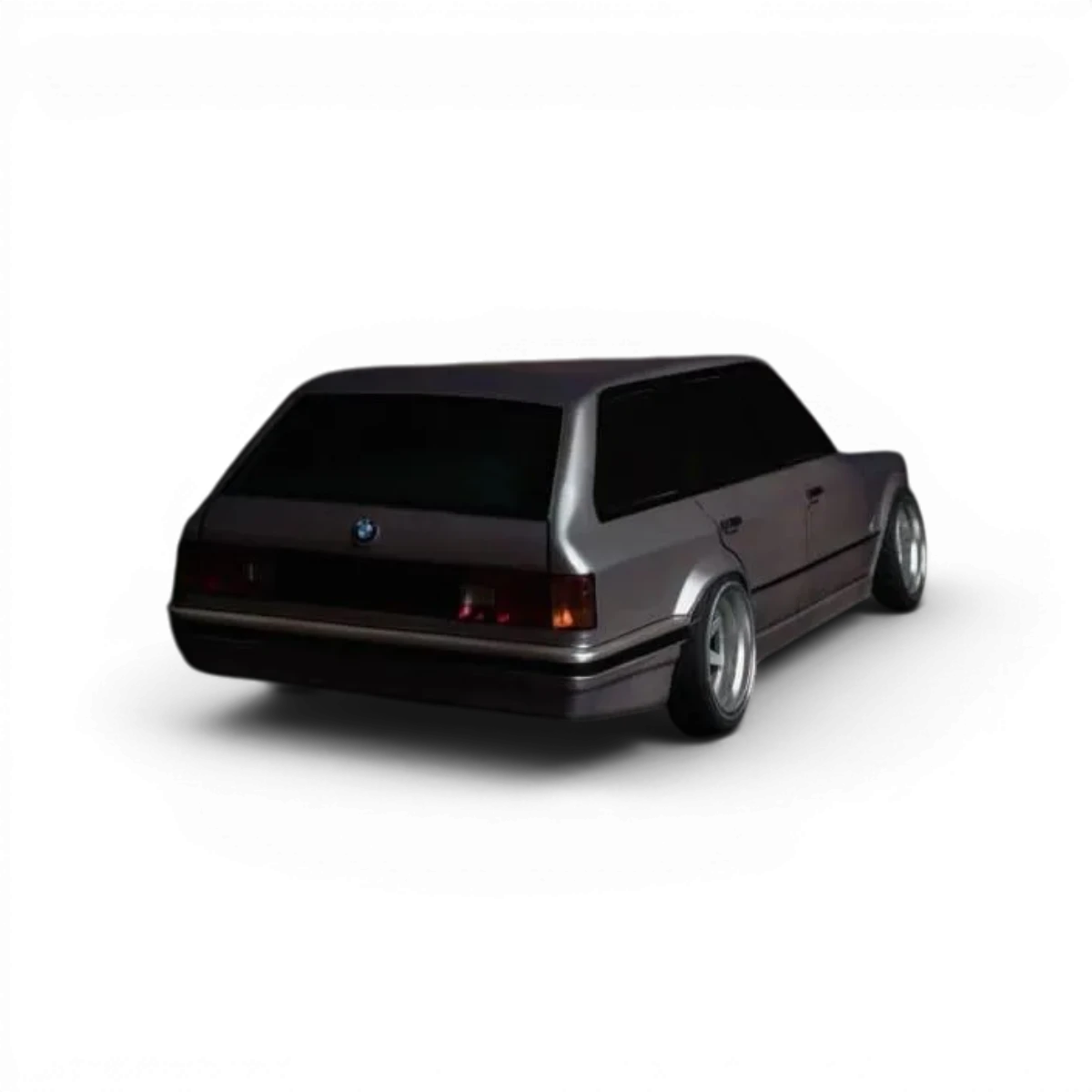 Carrosserie BMW E30 Touring en plastique pour modèle réduit, fabriquée par Aplastics RC.