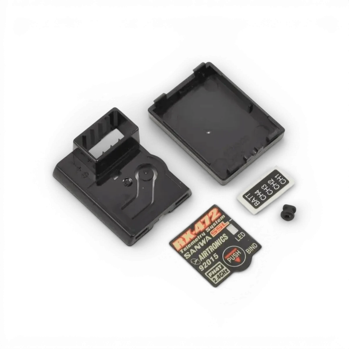 Boîtier de remplacement pour récepteur Sanwa RX-472, pièce électronique pour télécommande ou modèle RC.