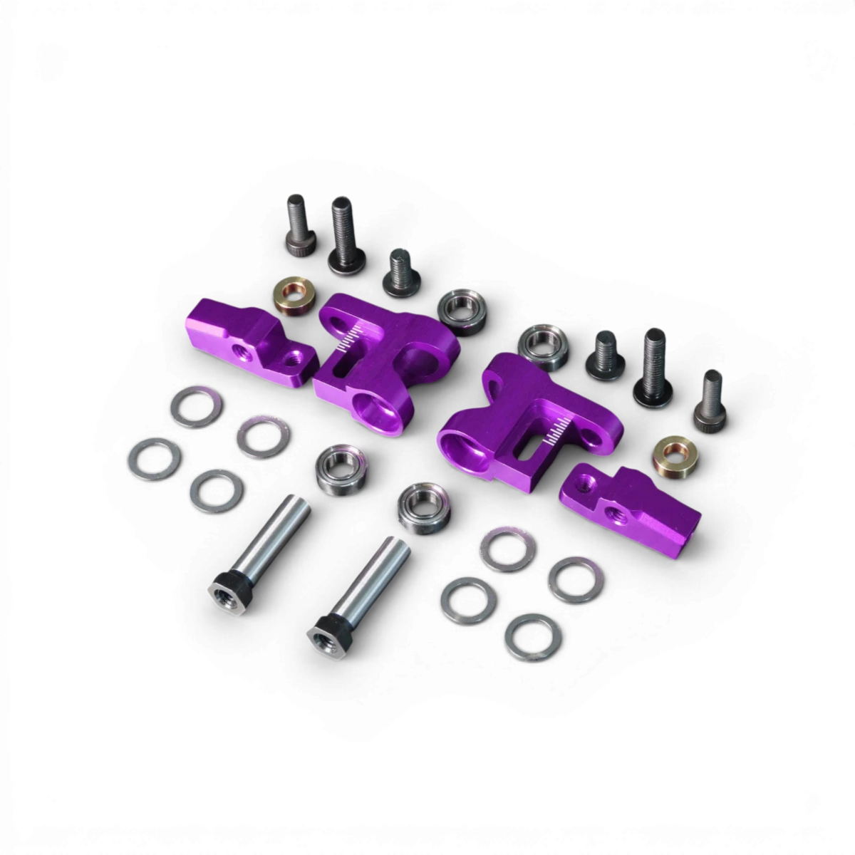 Bras de suspension supérieur HD précision de Wrap-UP Next, montrant la structure robuste et la finition métallique.