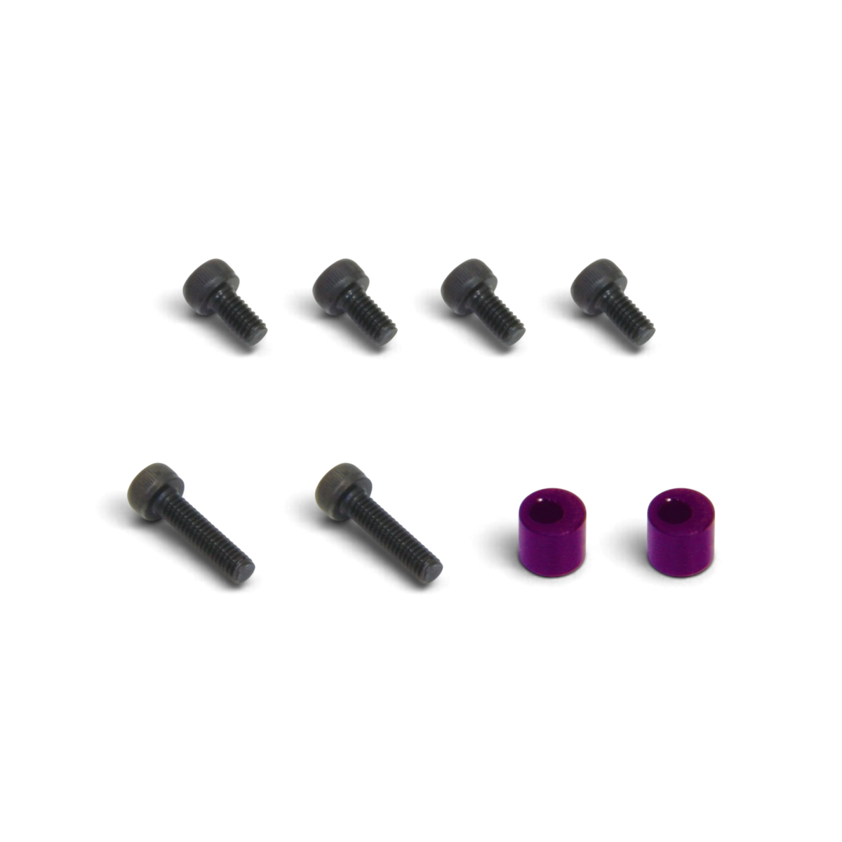 Butées de fusée excentriques HIKOtech pour fusées V.I.A, pièce détachée en plastique noir, fixation précise et durable.