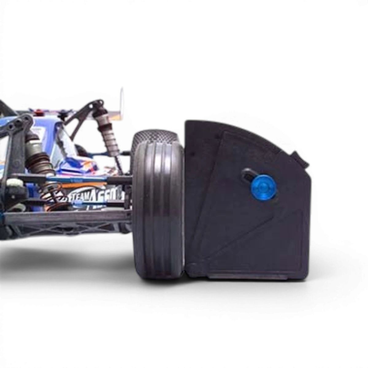 Cale de réglage de carrossage Team Yokomo, accessoire pour ajuster l'angle de carrosserie, en plastique noir.
