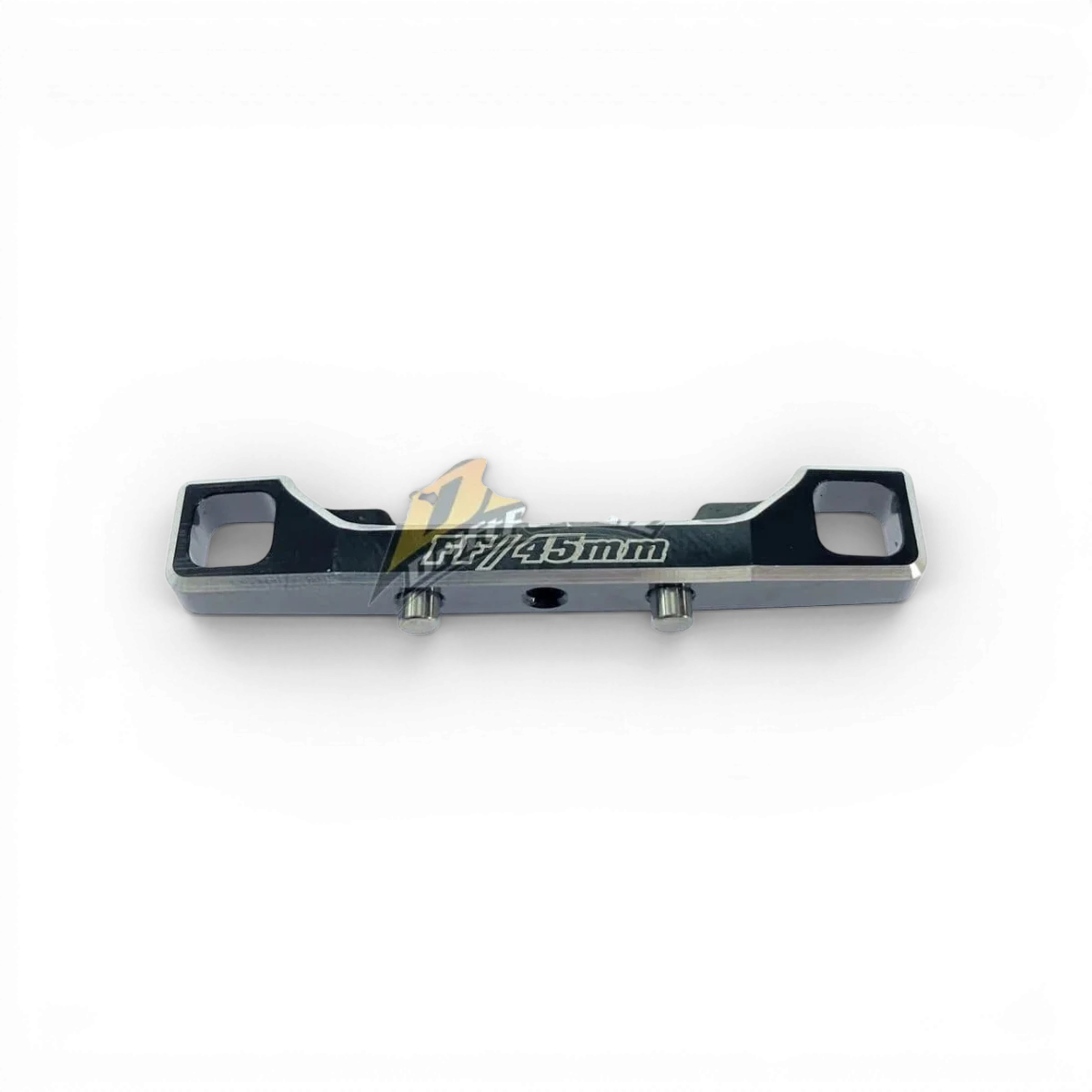 Cale de triangle FF 45mm en aluminium pour pièces détachées, compatible avec 3 Racing Sakura, visible en gros plan.