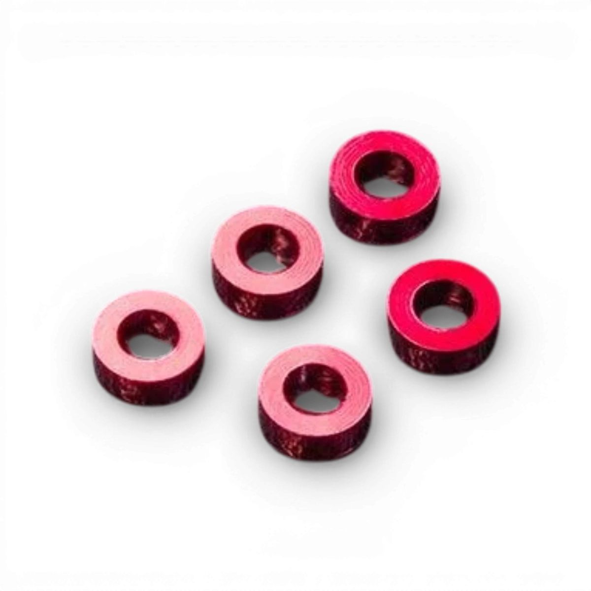 Cales rouges 3x5.5x2 en pièces détachées de Max Speed Technology, fixation robuste pour divers équipements.