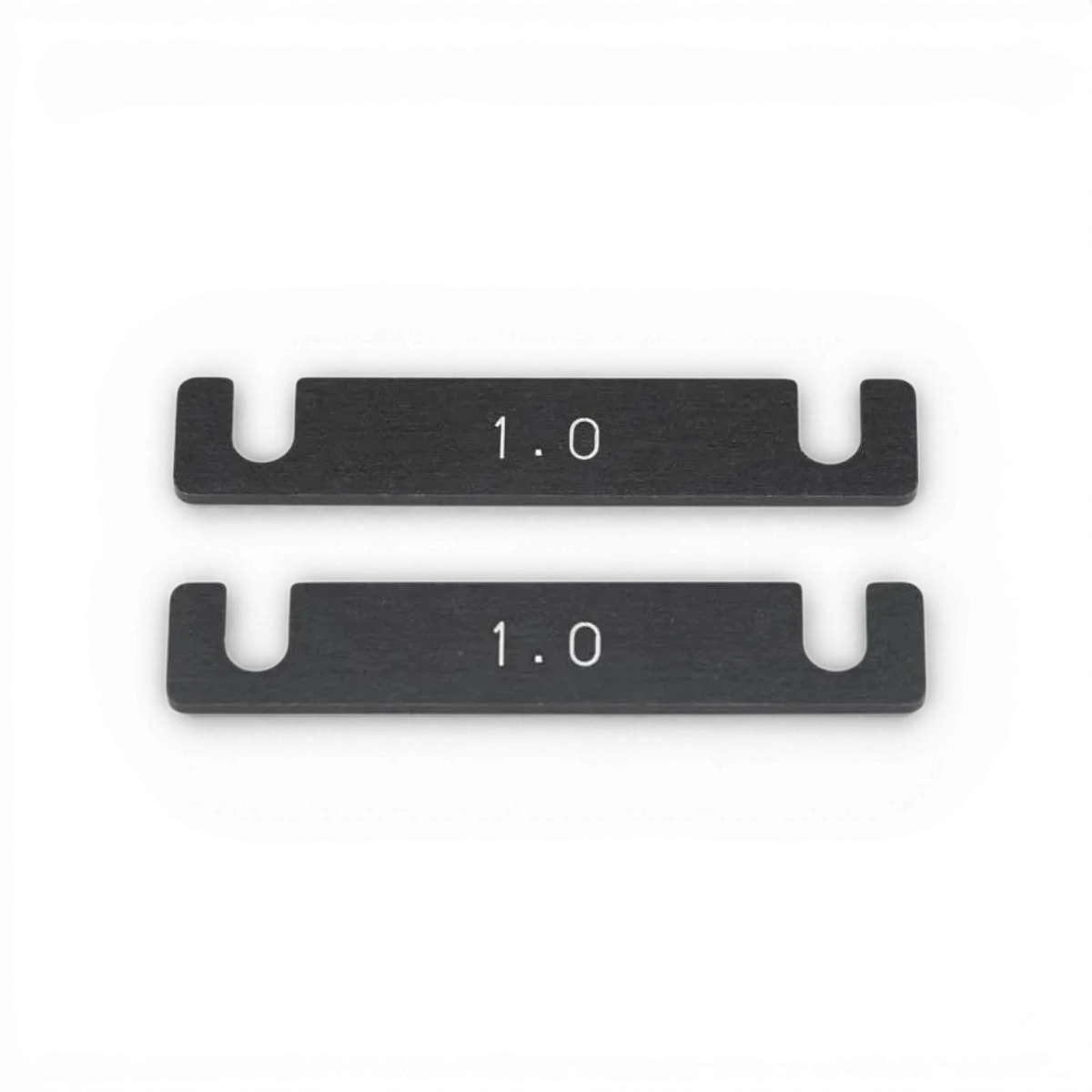 Cales kick-up de 1,0 mm pour voiture RC, pièces détachées de la marque Team Yokomo, adaptées pour réguler l’angle de suspension.