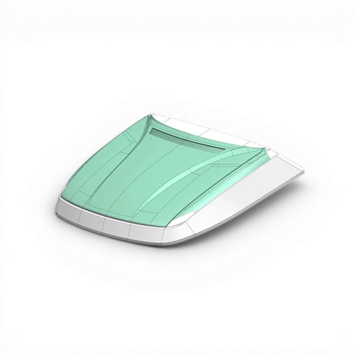 Capot de carrosserie pour S13 AD-HB19 de Addiction RC Design, compatible avec le modèle AD-HB19B01, vue de face.