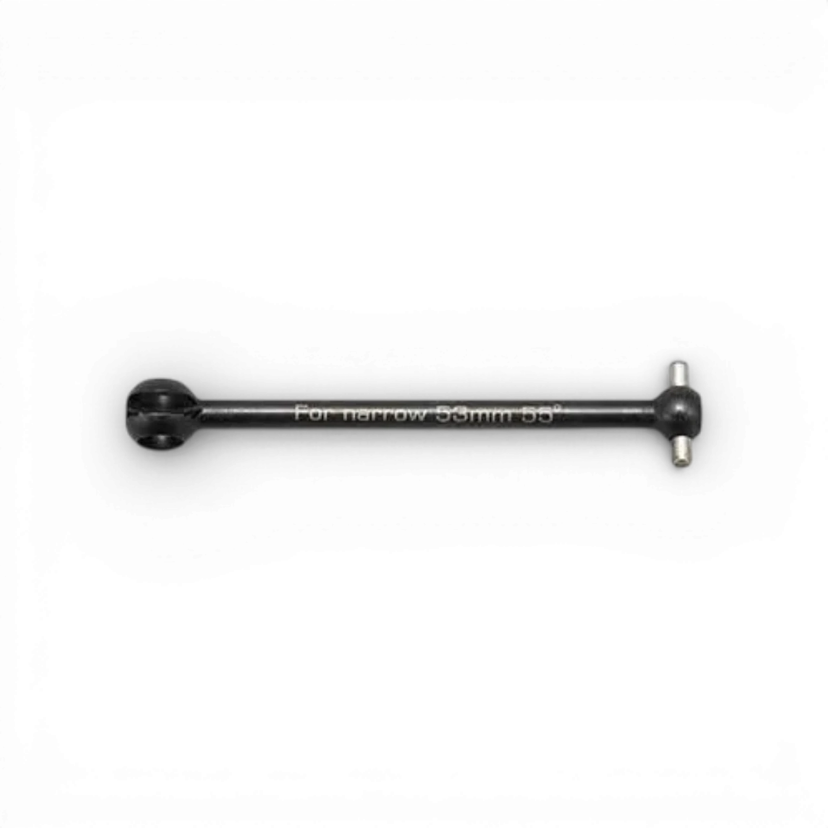 Cardan universel de 53 mm pour pièces détachées Team Yokomo, montre le cardan en métal avec connecteurs.