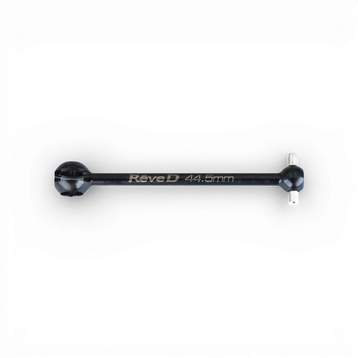 Cardan en acier universel de 44,5 mm, pour modèle Team Reve D, vue de face, pièce unique.