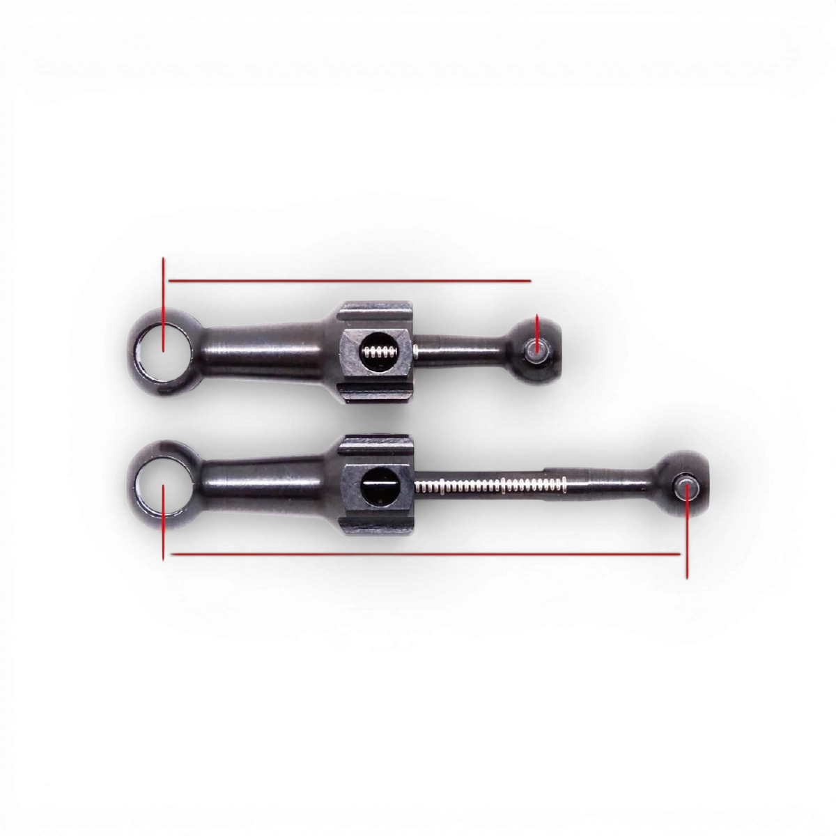 Cardans ajustable Wrap-UP Next pour pièces détachées, compatible 30-42mm, montre la pièce en métal avec mécanisme ajustable.