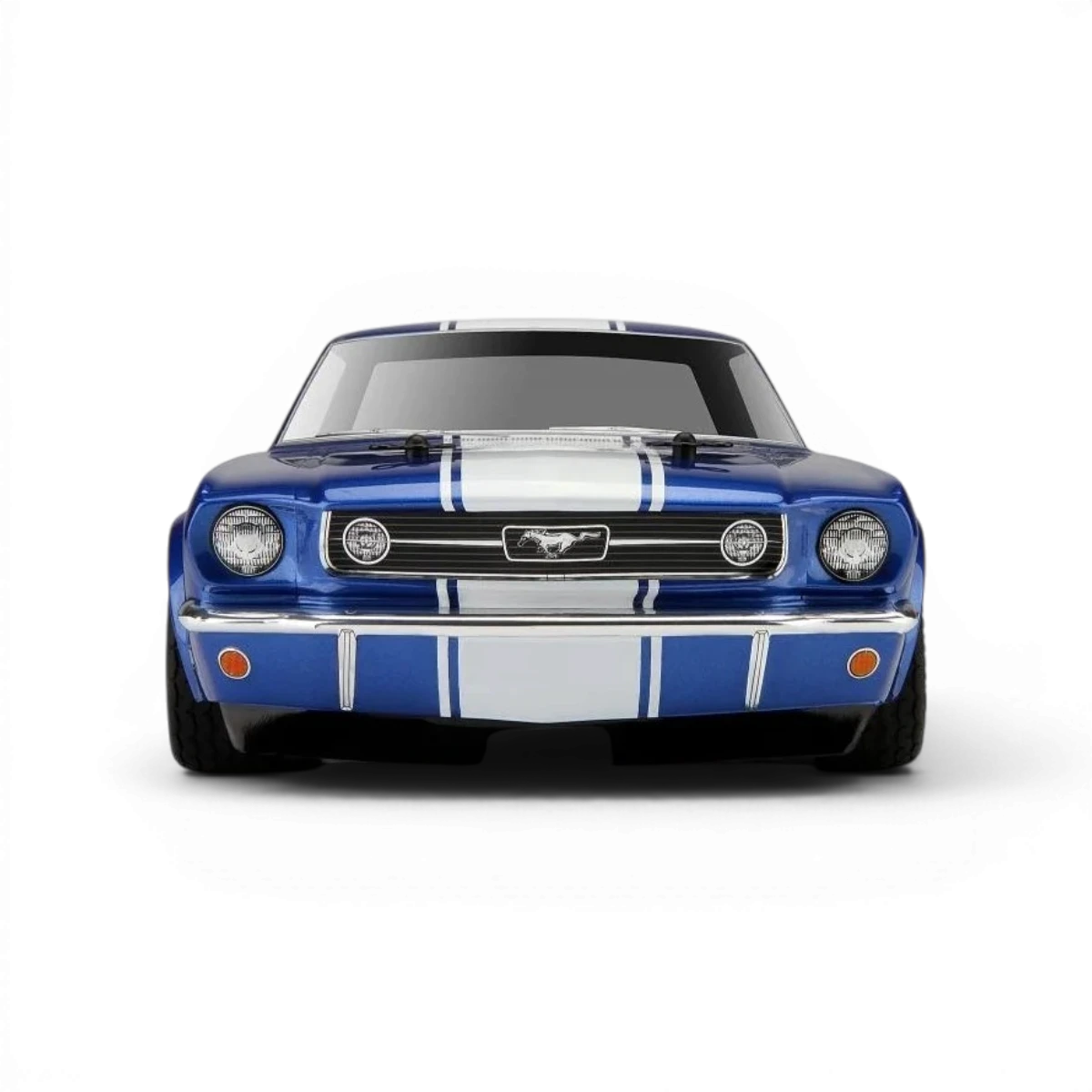 Carrosserie Mustang 1966 GT HPI pour voiture RC, en plastique avec détails réalistes, taille 200mm.