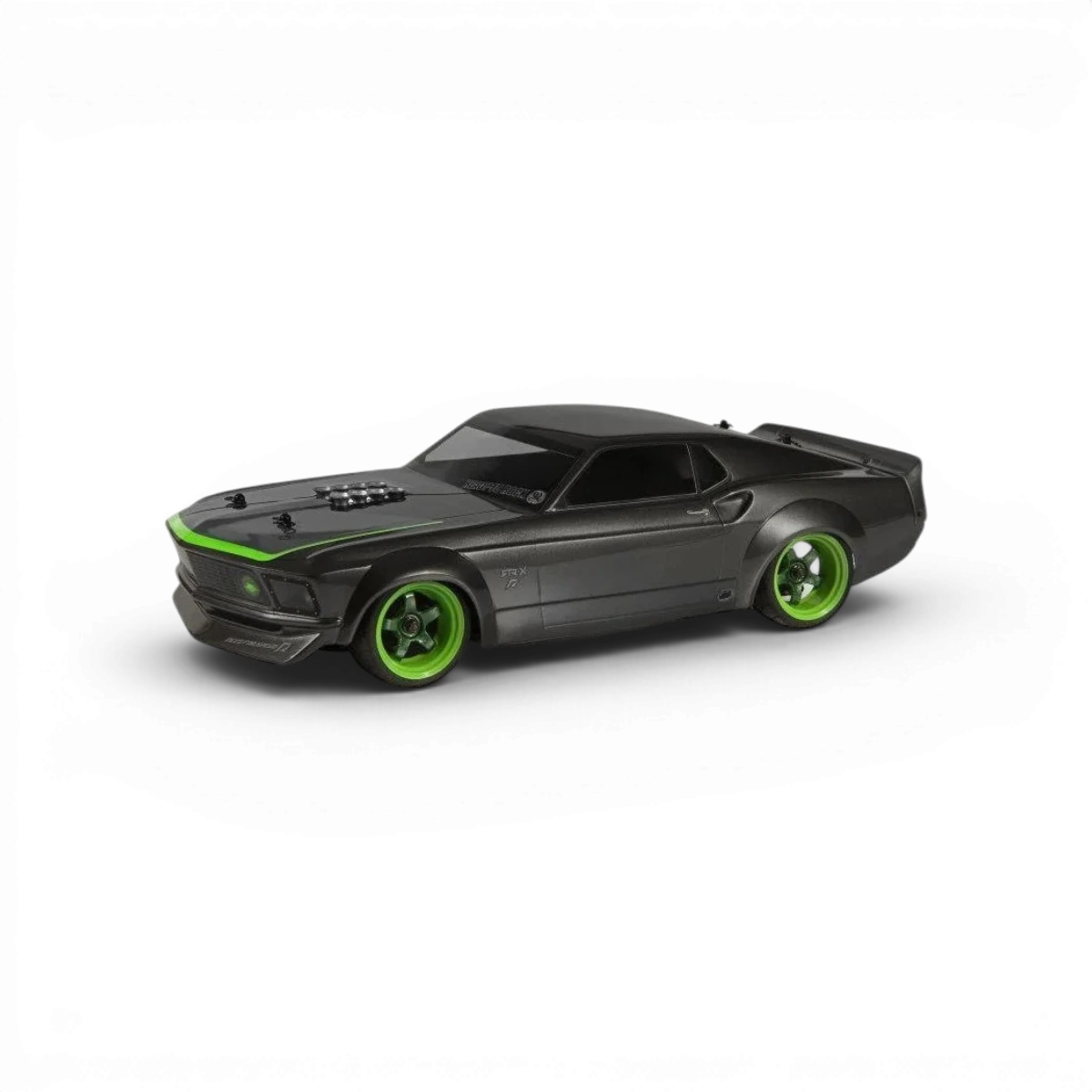 Carrosserie Mustang 1969 peinte pour voiture RC HPI, finition détaillée, modèle 200mm, design classique et élégant