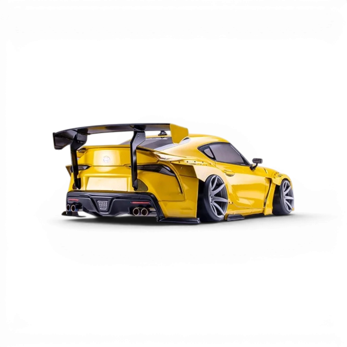 Carrosserie WEINS Toyota Kanagawa x OREDA Racing pour GR Supra, modèle en plastique avec détails de course, par Team Reve D.