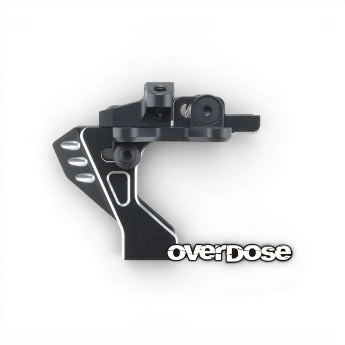 Cellule avant en aluminium V3 pour pièces détachées, conçue par Overdose, avec détails visibles en aluminium de haute qualité.