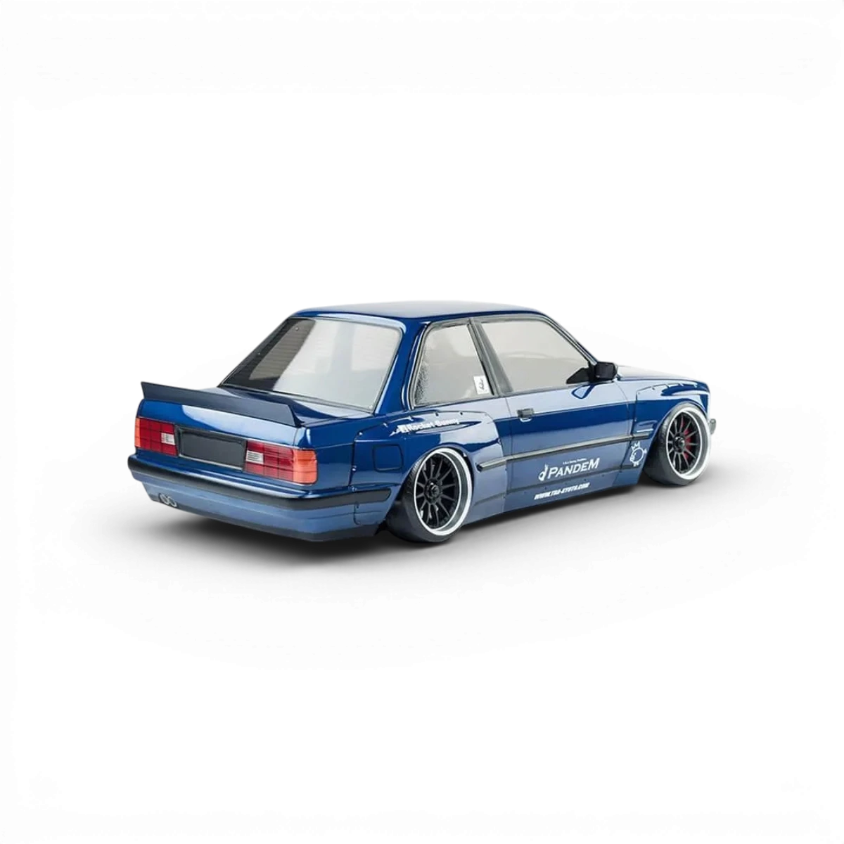 Châssis RC Drift Max Speed Technology RMX 2.5 Classic avec E30RB, structure en plastique noir et composants électroniques visibles.