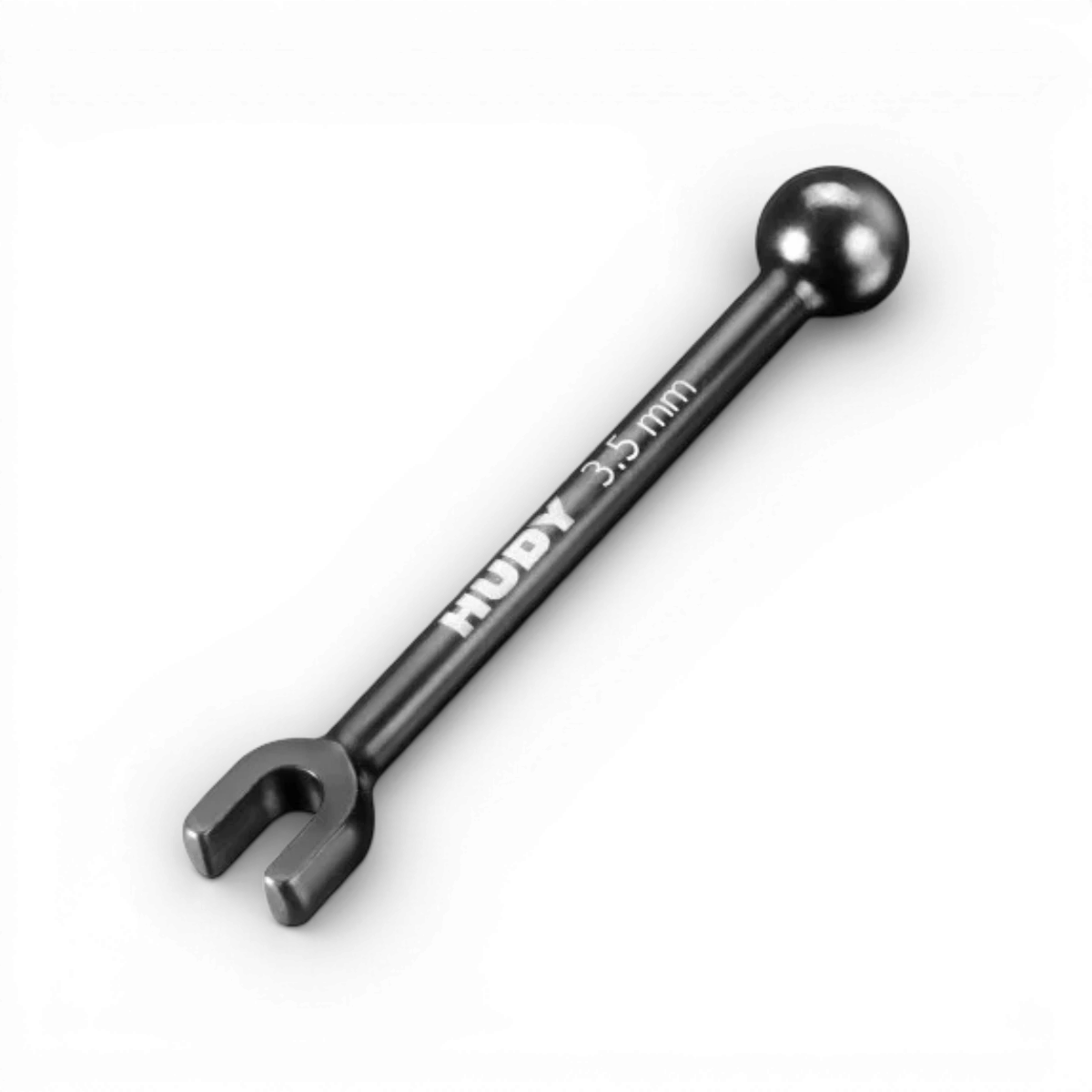 Clé biellettes pas inverse 3,5 mm Hudy pour accessoires de modélisme RC, en métal noir.