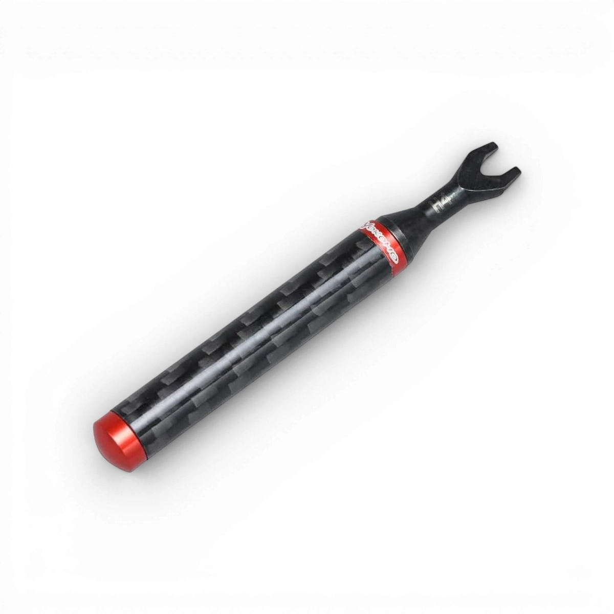 Clé pour biellettes en carbone de 4mm rouge, accessoire de marque Team Yokomo pour modélisme RC.