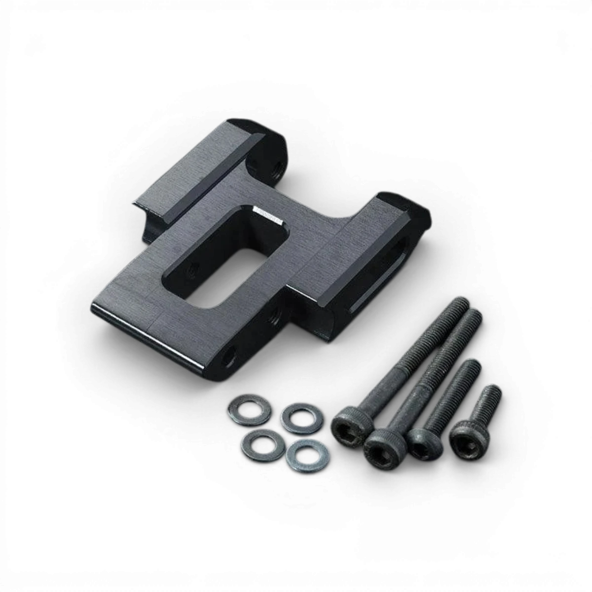 Connecteur arrière en aluminium noir pour RMX 2.0, pièce détachée de haute qualité par Max Speed Technology.