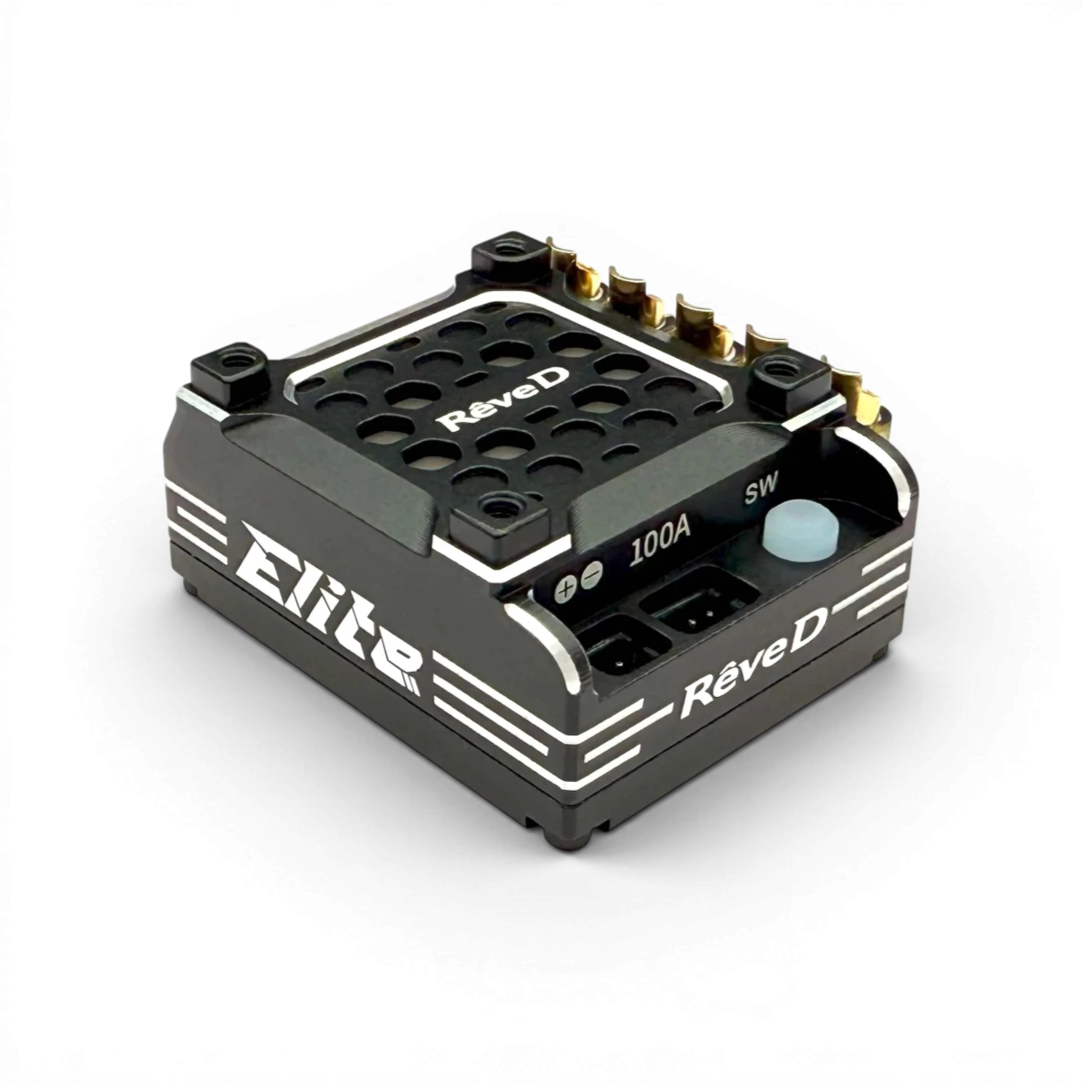 Contrôleur Brushless Elite 100A ESC pour RC Drift de Team Reve D, électronique pour voitures radiocommandées.