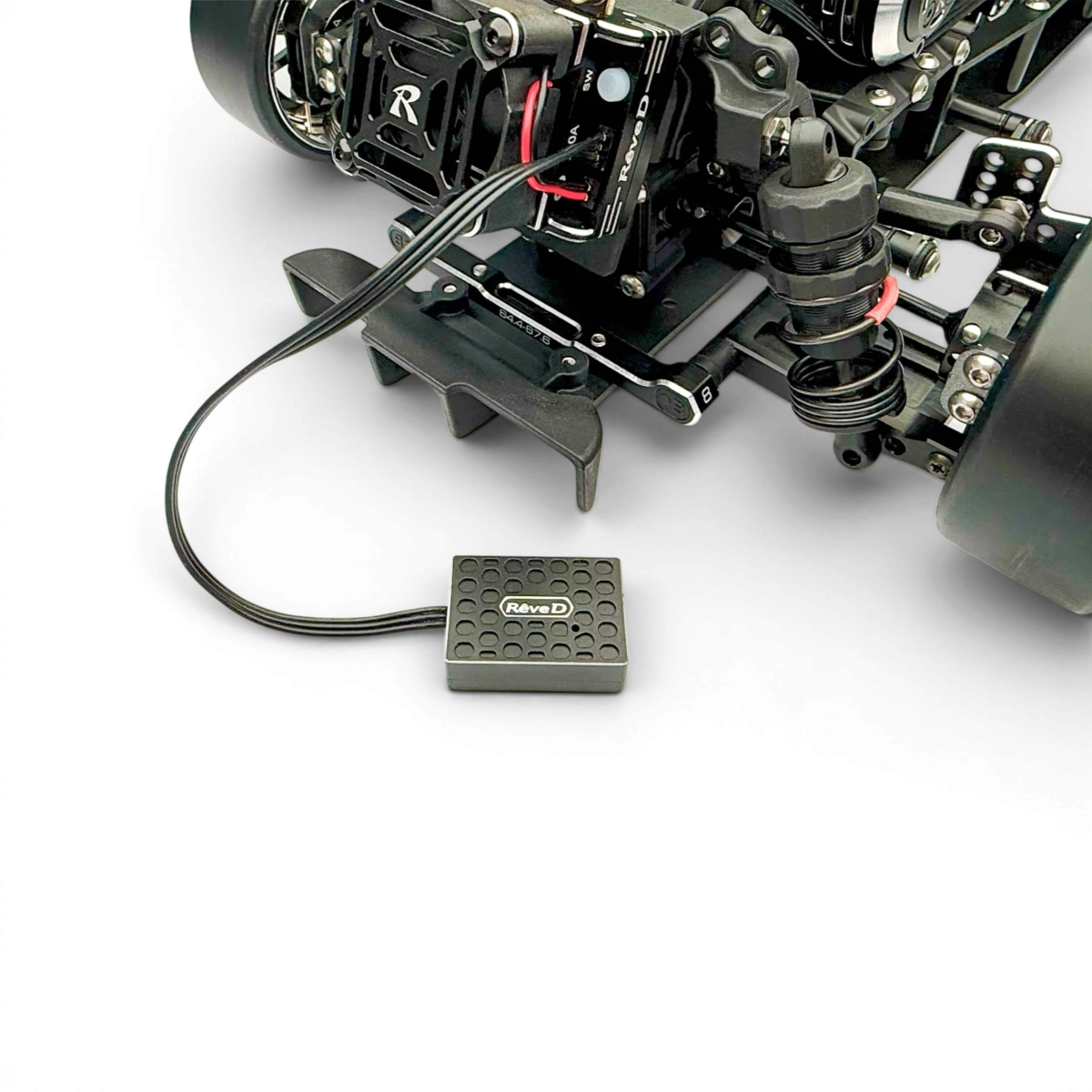 Contrôleur Brushless Elite 100A ESC pour RC Drift, électronique de haute performance de Team Reve D, vue de l'appareil.