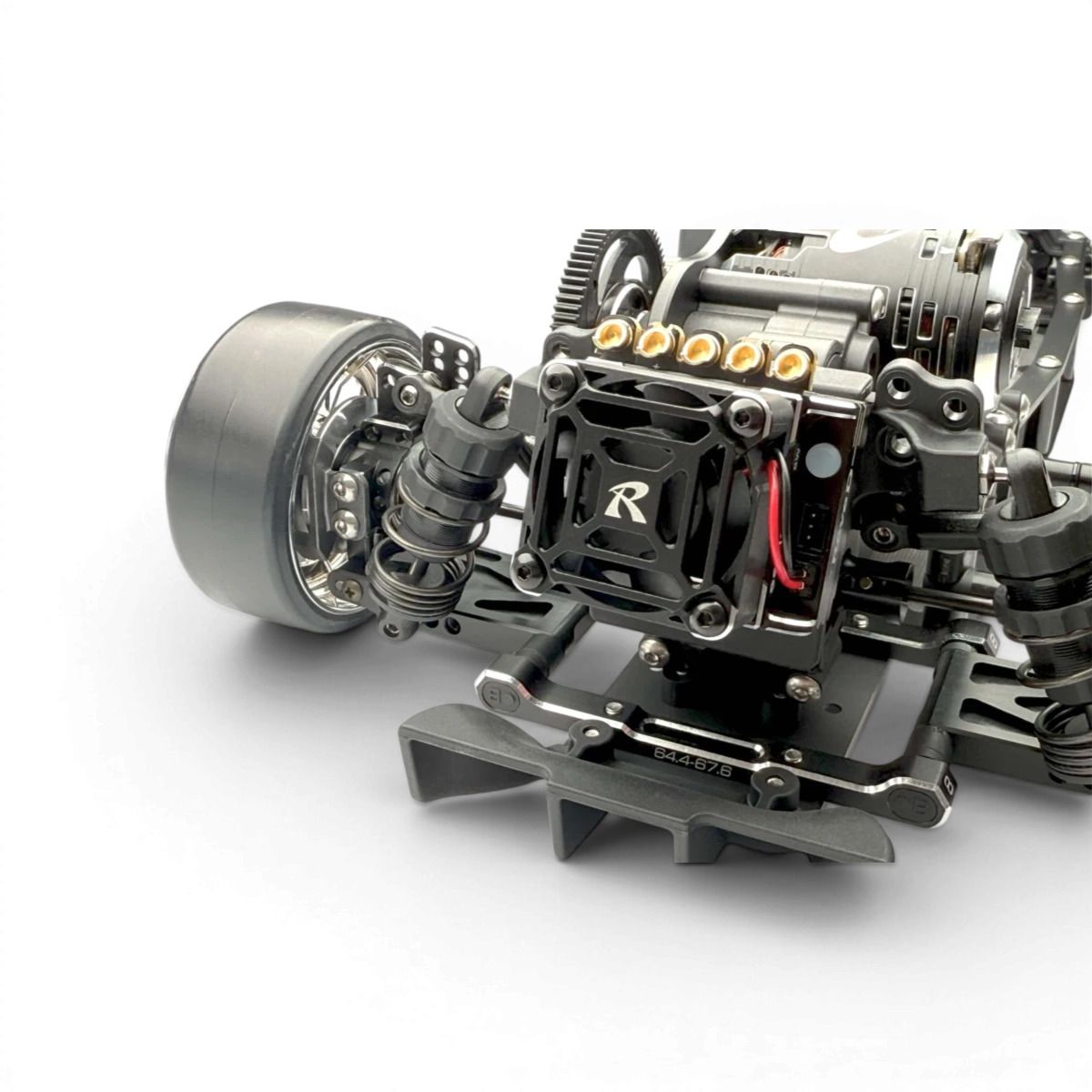 Contrôleur Brushless Elite 100A ESC pour RC Drift, électronique de marque Team Reve D, avec connecteurs et composants visibles.
