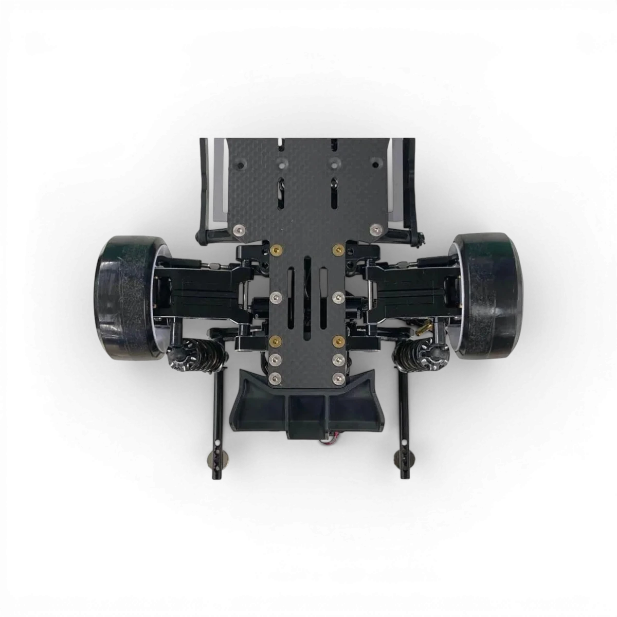 Conversion carbone GALM Topline, pièce automobile en carbone, montrée en gros plan avec détails de la surface et des connexions.