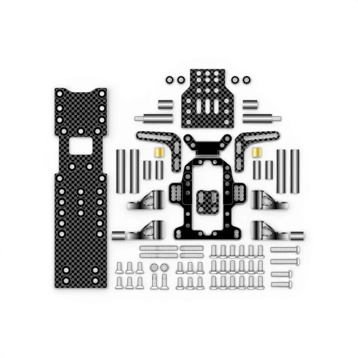 Conversion Drift pour MB-01 Wrap-UP Next, pièce de rechange en plastique noir pour voiture de drift.
