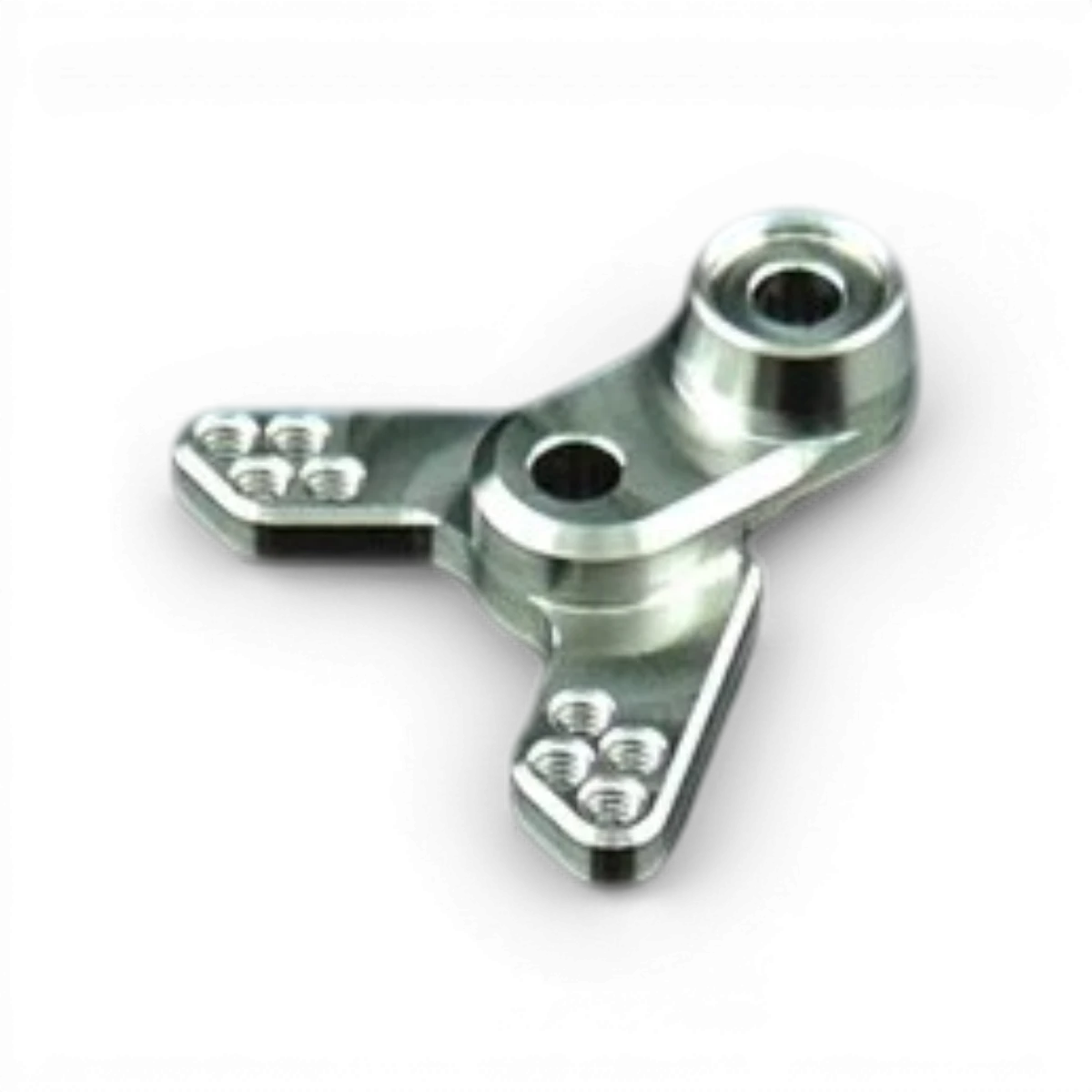 Crémaillère de direction en titane TC4 RhinoRacing, pièce détachée légère et résistante pour véhicules sportifs.