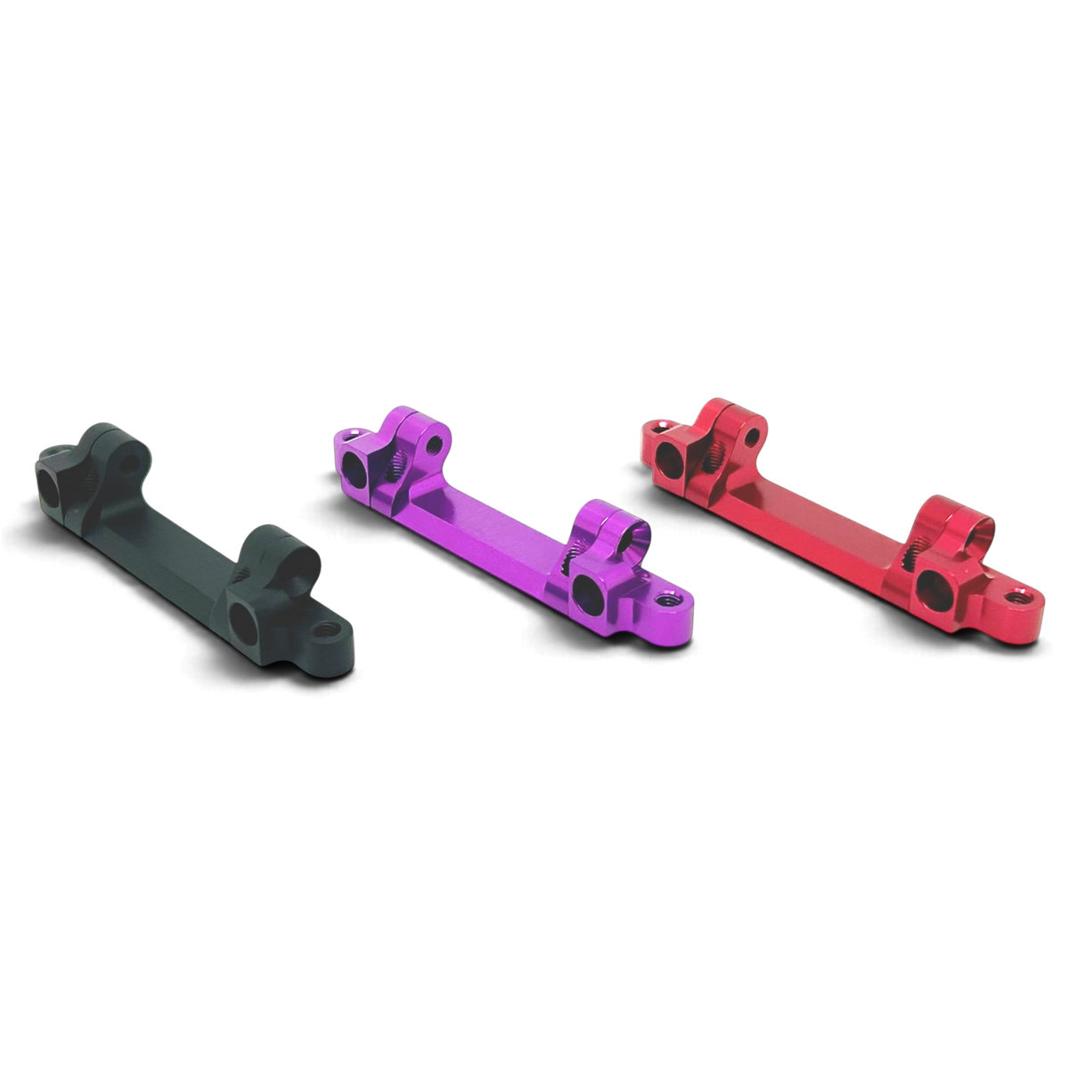Cales de suspension DriftParadiZ SHIBATA GRK Ver.2 en aluminium noir, violet et rouge pour voiture RC drift