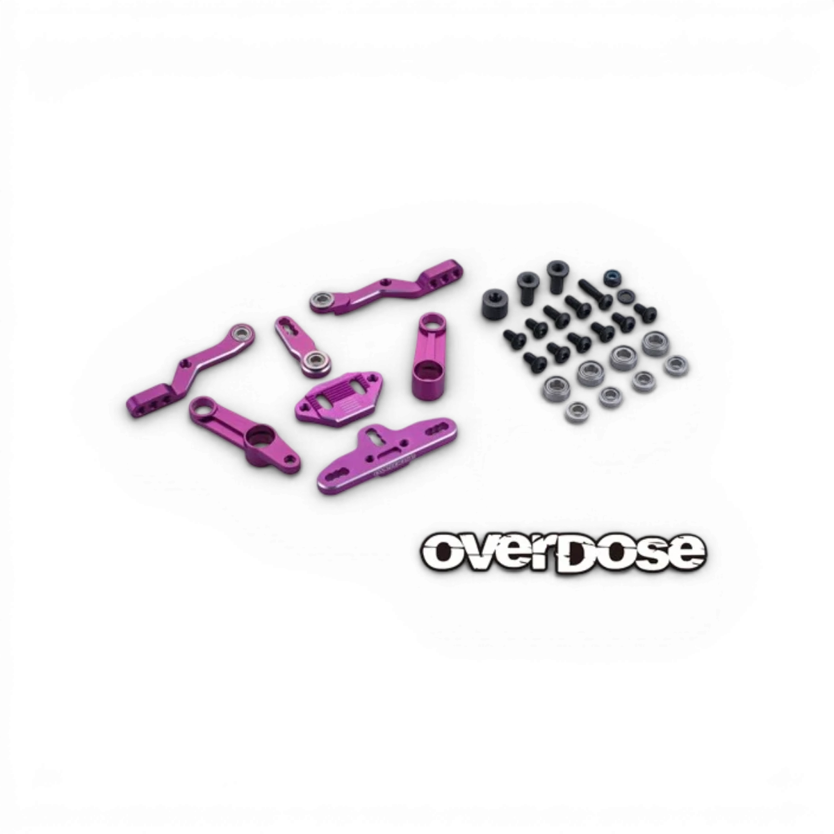 Ciseaux directionnels à triple liens, Type 2, de la marque Overdose, pièces détachées pour motocycle ou vélo.