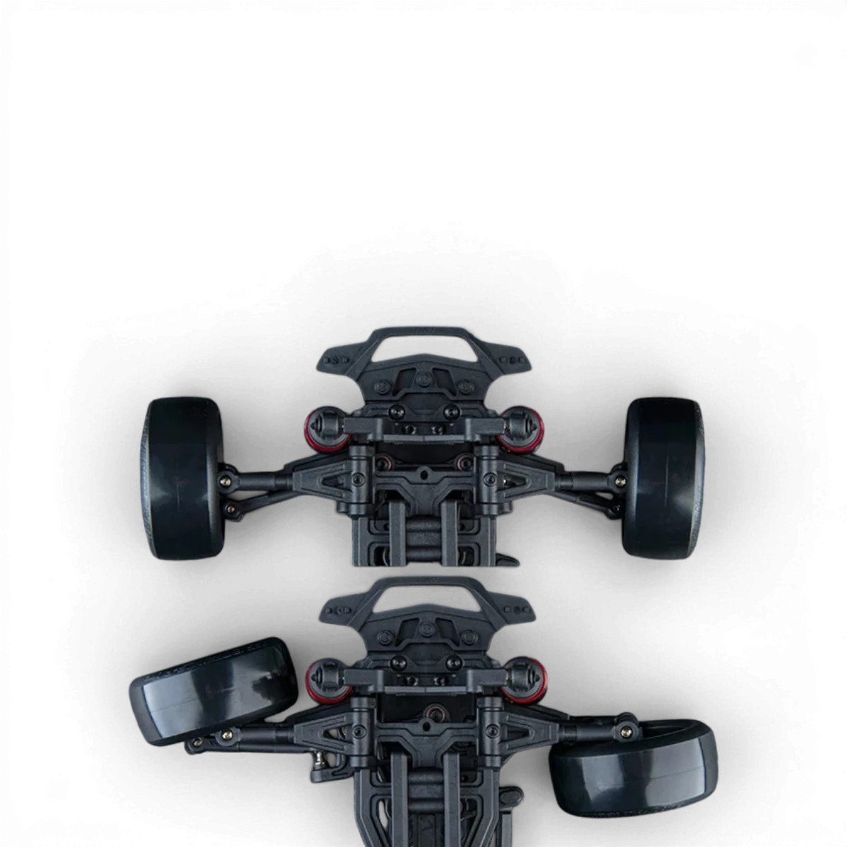 Châssis de voiture RC Drift Max Speed Technology RMX 4 RTR Brushless sensored prêt à rouler, vue en plan sur le véhicule.