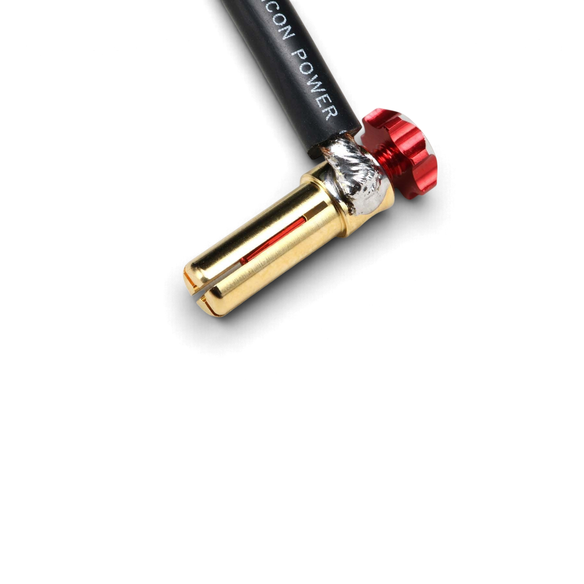 Connecteurs PK Quick-Lock Racing rouge 4 ou 5 mm pour électronique, de la marque Team Yokomo, avec verrouillage rapide.