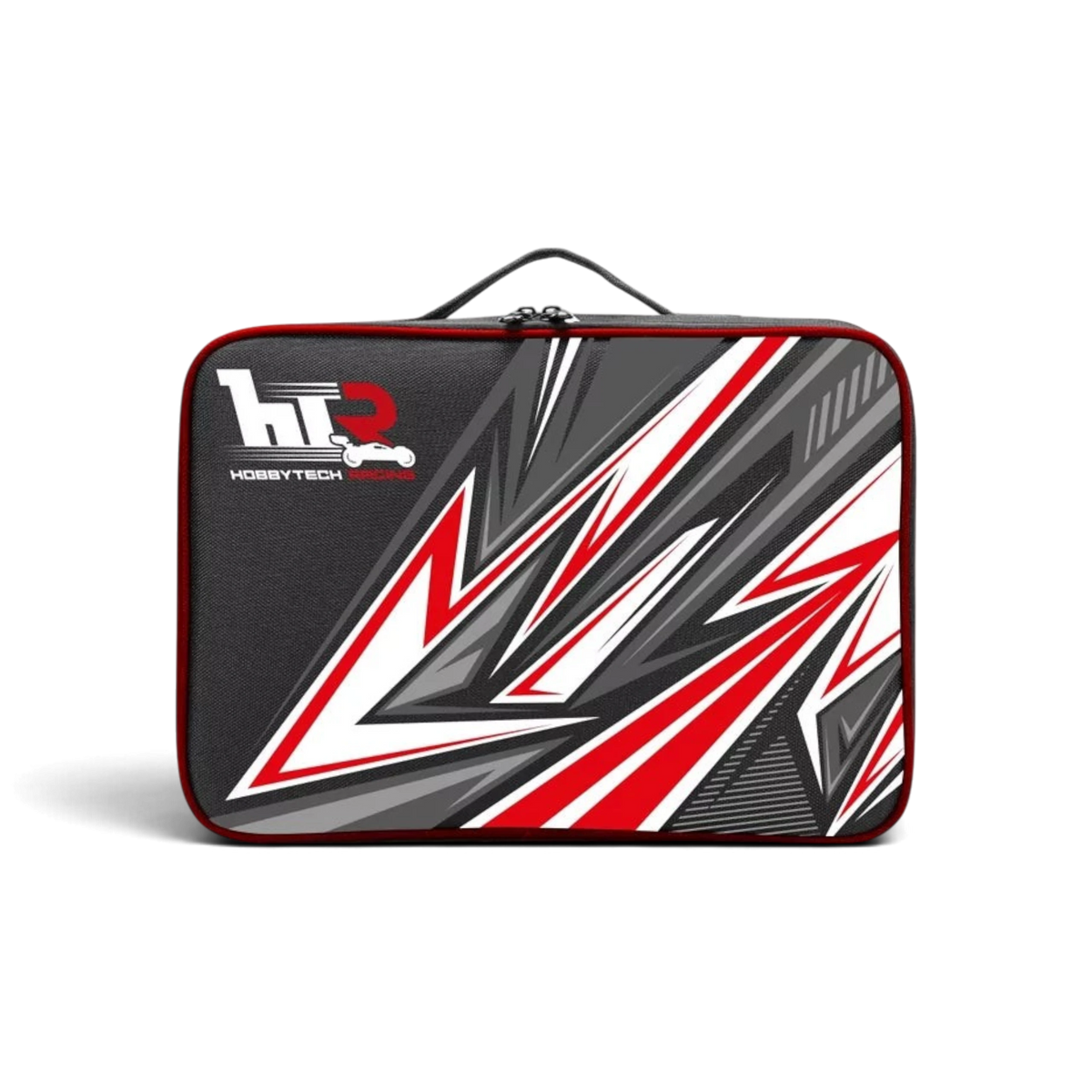 Sac de rangement modulable HOBBYTECH pour accessoires, dimensions 40 × 28 × 14 cm, en tissu robuste avec plusieurs compartiments.