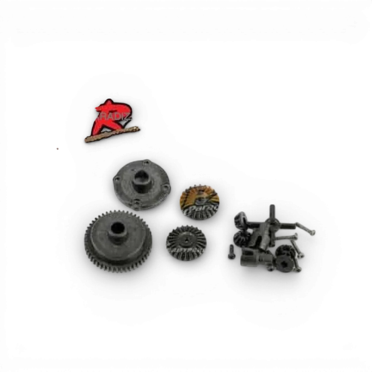 Différentiel DRZ/DRZV2 pour RC Atomic, pièce détachée pour voiture télécommandée, vue en gros plan.
