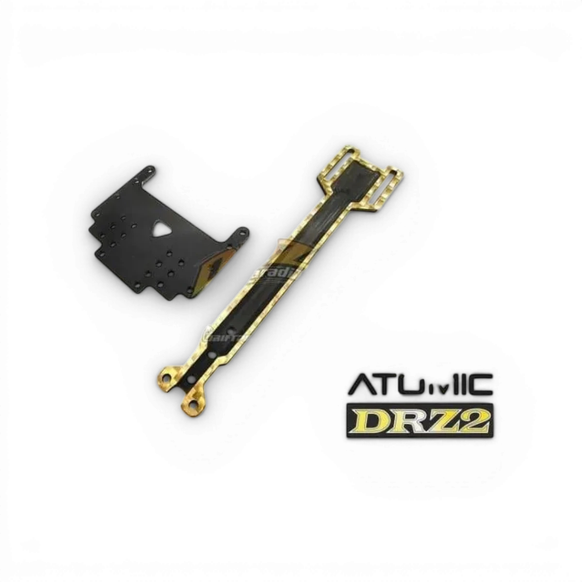 Pièces détachées Atomic RC Mini DRZV2, conversion de 102mm à 114mm pour modèle 1/24, montrant la pièce en détail.