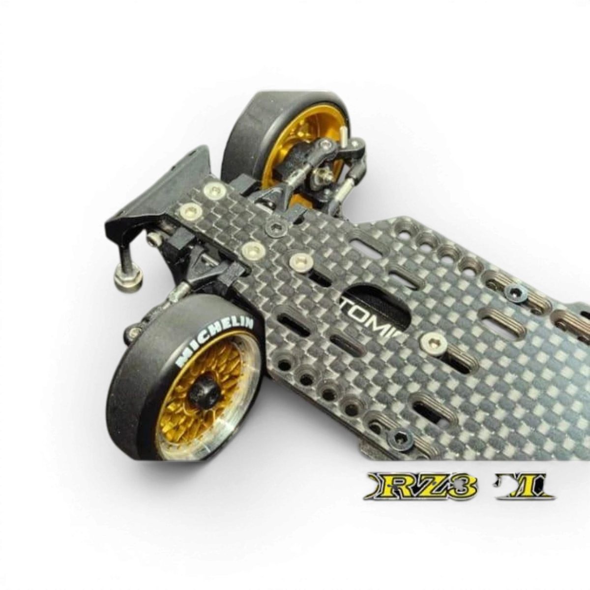 Châssis drift RWD DRZV3 RC Atomic RC Mini, kit de carrosserie pour voiture radiocommandée de drift.