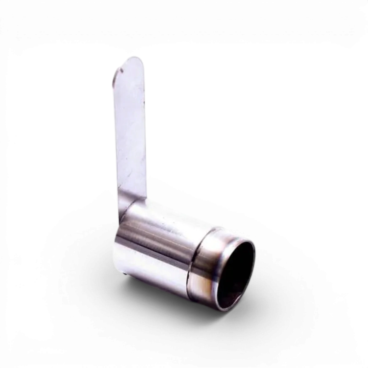 Échappement simple "Burn" 15mm de Src Sideways RC, pièce de customisation pour modèle RC, en métal noir.