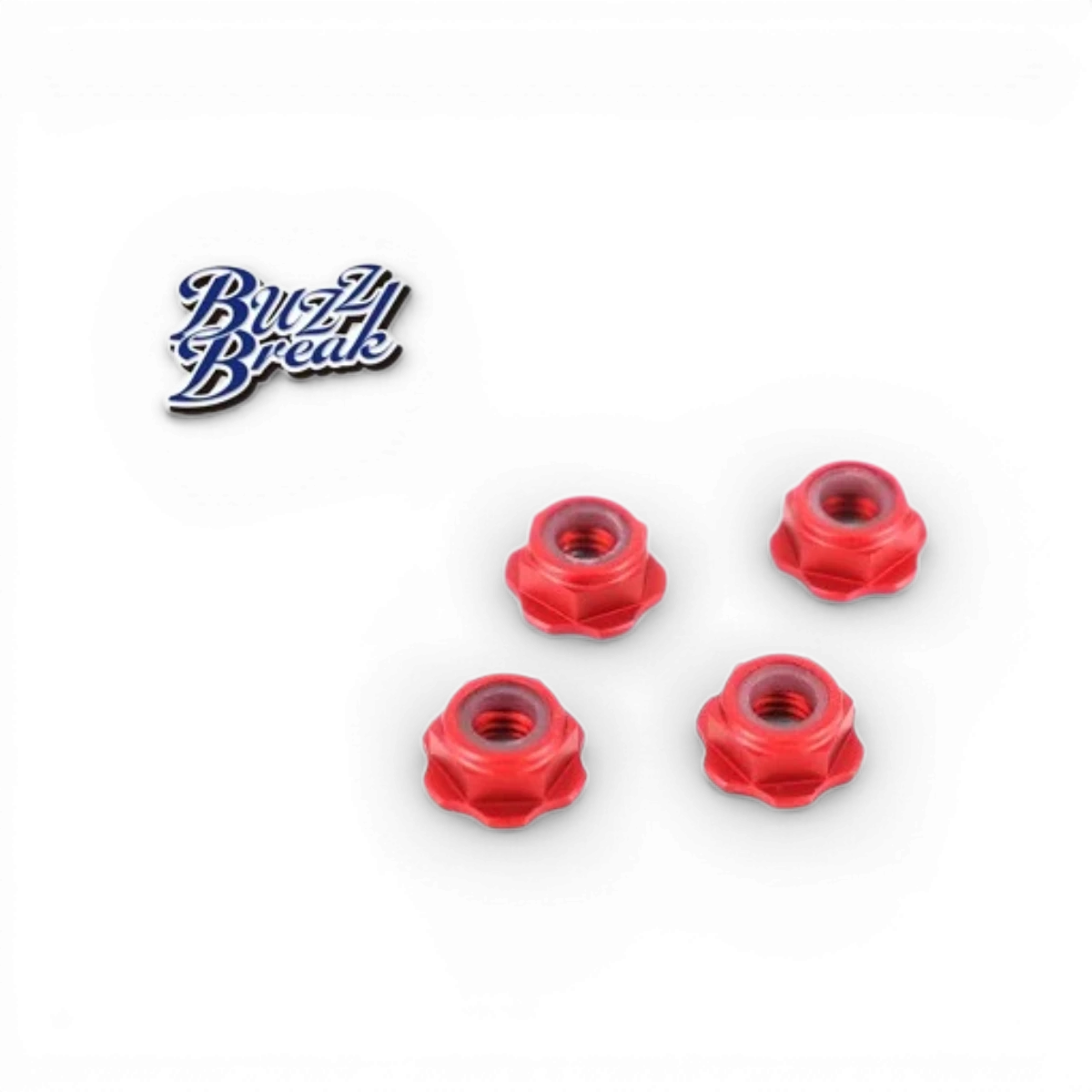 Écrous de roue BuzzBreak BB LOCK NUT, pièce détachée pour fixation de roue, en métal avec filetage.