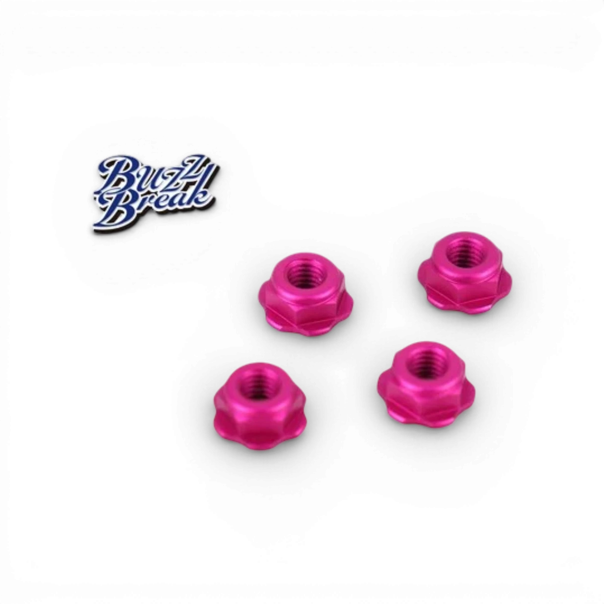 Écrous de roue BuzzBreak BB LOCK NUT, pièces détachées pour fixation de roue, en acier robuste.